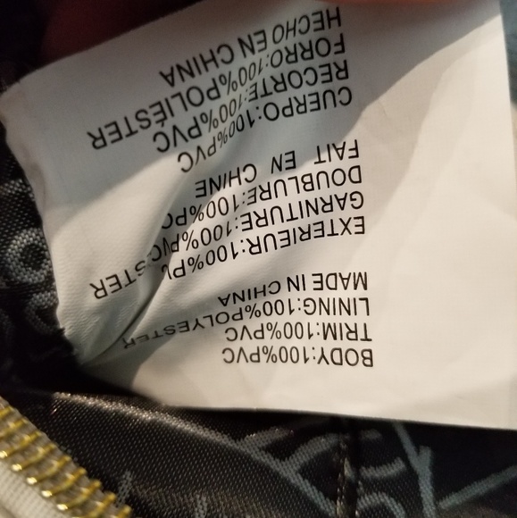 Betsy Johnson Clutch Handbag Purse Black White - Picture 8 of 8